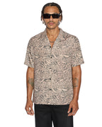 Mens Confused Resort Ss Shirt Leo Regular Shirts - Multi Colour