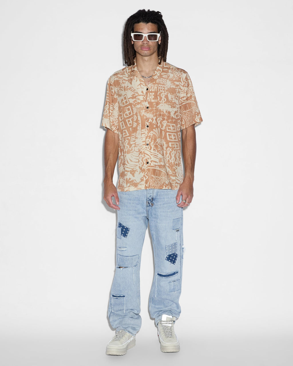 MENS MILLS IKON RESORT SS SHIRT MULTI SHIRTS
