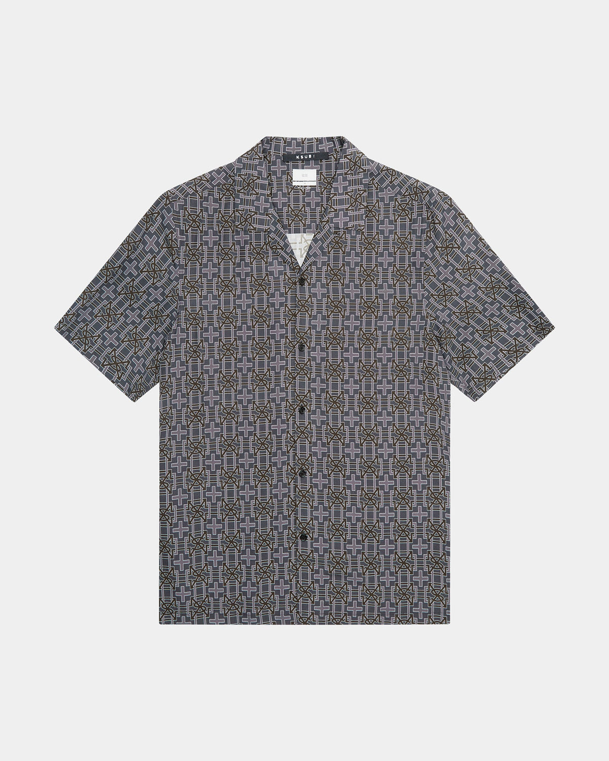 Mens Plus Resort Ss Shirt Navy Regular Shirts - Navy
