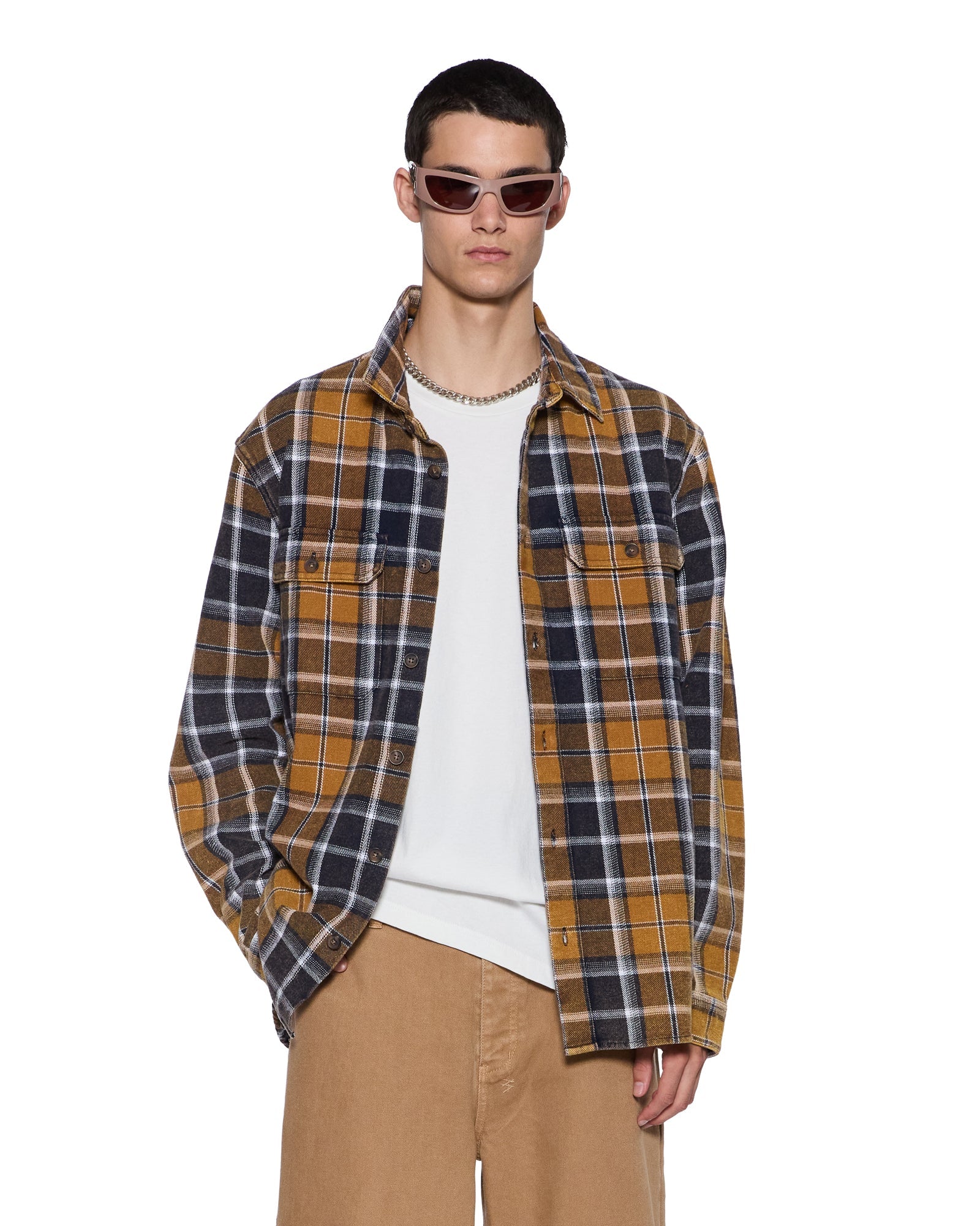 MENS  ROSEBOWL LS SHIRT 1999 RUSTED NAVY REGULAR SHIRTS