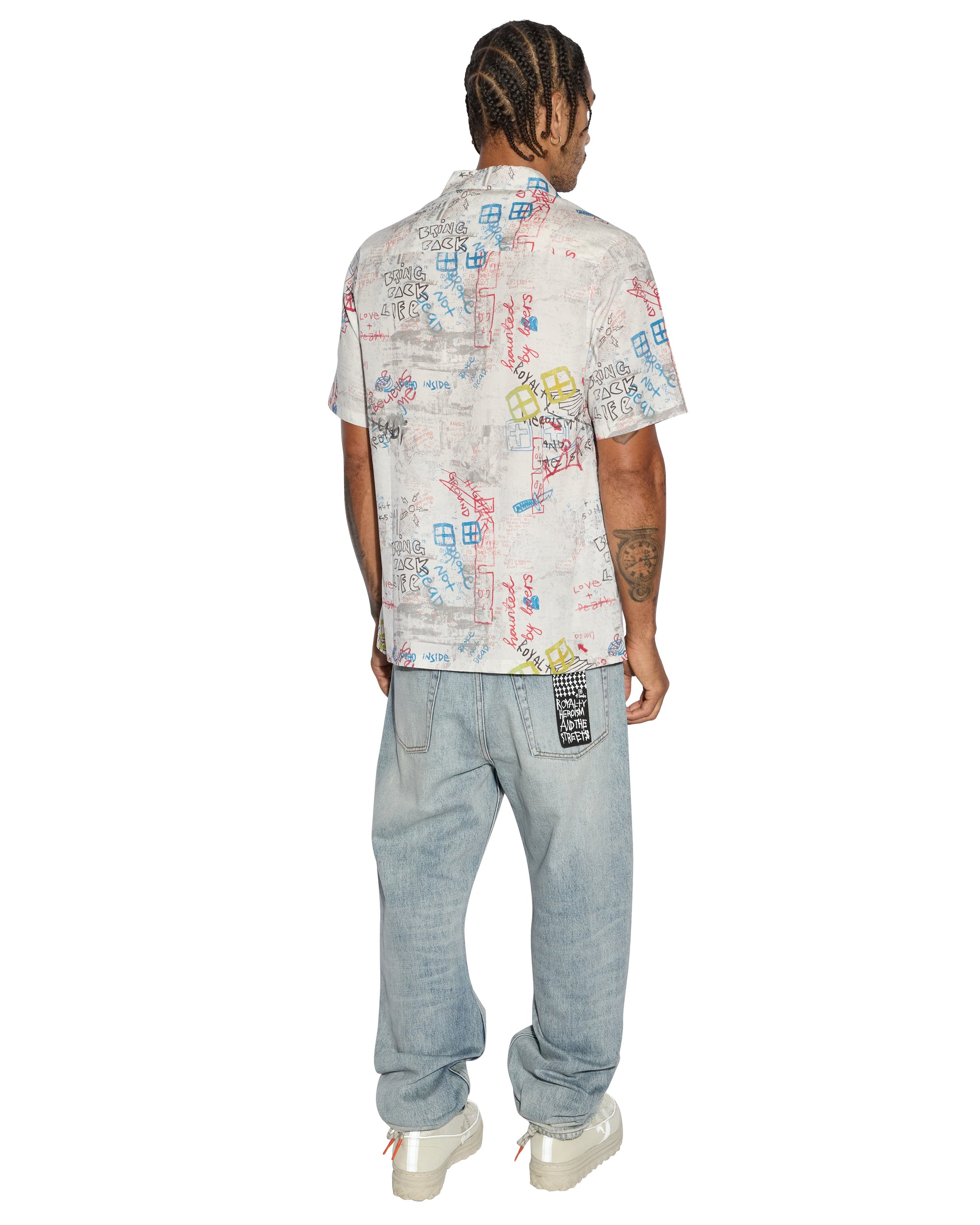 SKRAWLER RESORT SS SHIRT WHITE