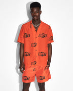 MENS UNITY SIGN RESORT SS SHIRT ORANGE SHIRTS