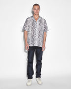 Mens Whitenoise Leopard Resort Ss Shirt Multi Regular Shirts - Multi Colour