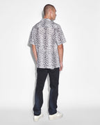 Mens Whitenoise Leopard Resort Ss Shirt Multi Regular Shirts - Multi Colour