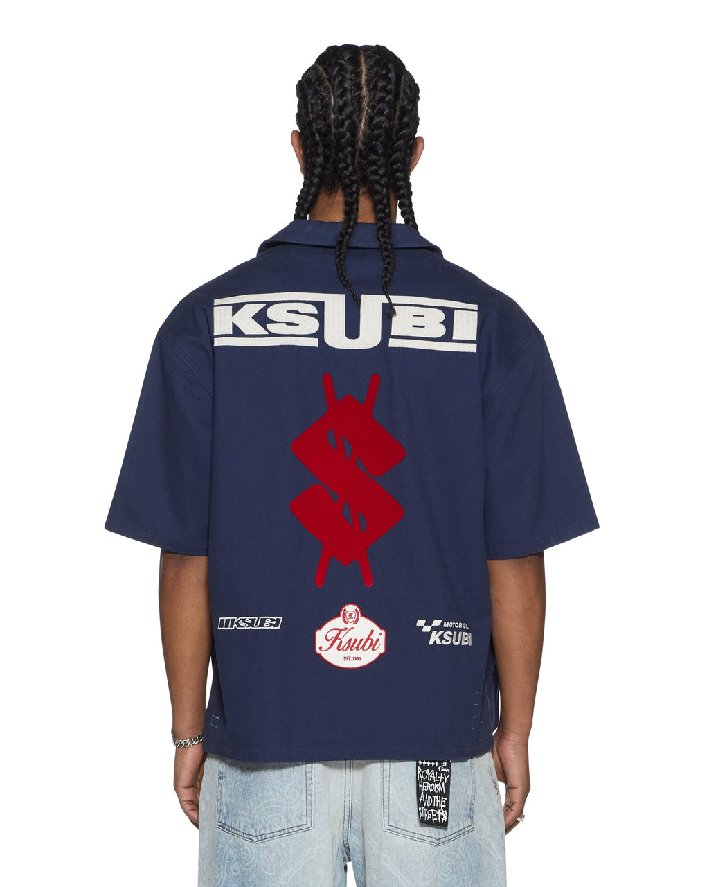 MENS ZOOM BOILER SS SHIRT NAVY SHIRTS