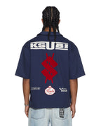 MENS ZOOM BOILER SS SHIRT NAVY SHIRTS