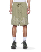 Mens 1999 Life Short Militant Green Relaxed Walkshorts - Green