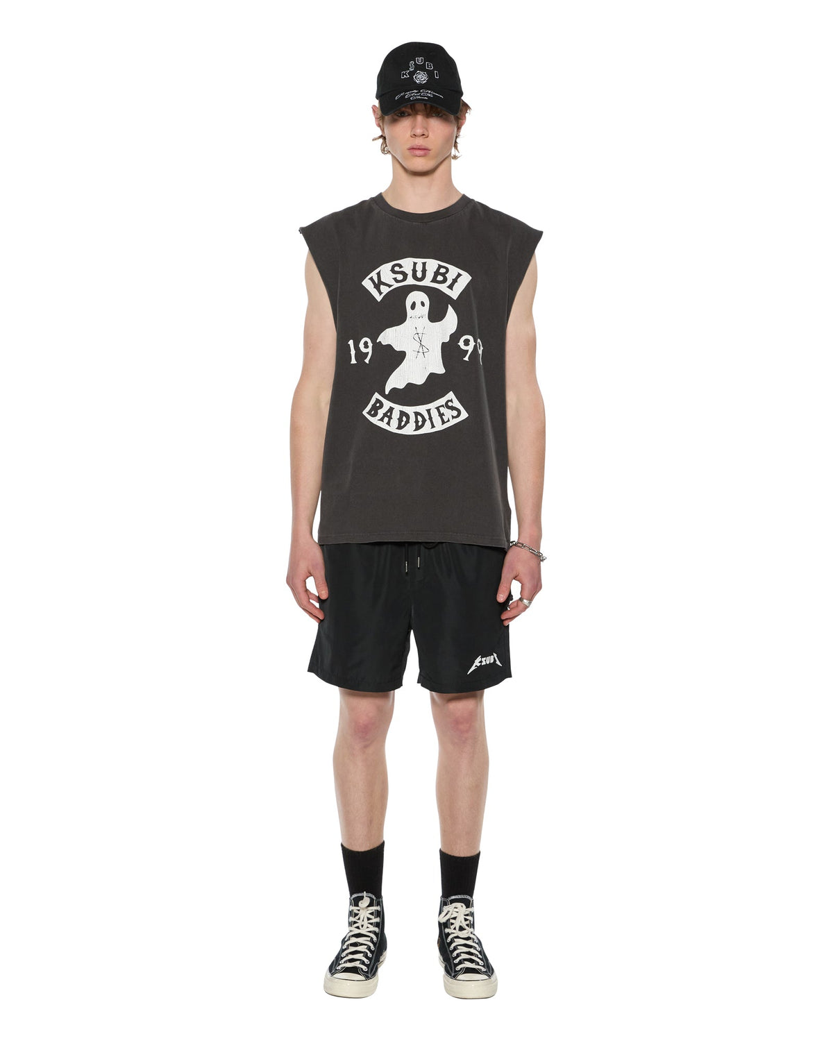 Mens Line Up Boardshort Jet Black Regular Walkshorts - Black