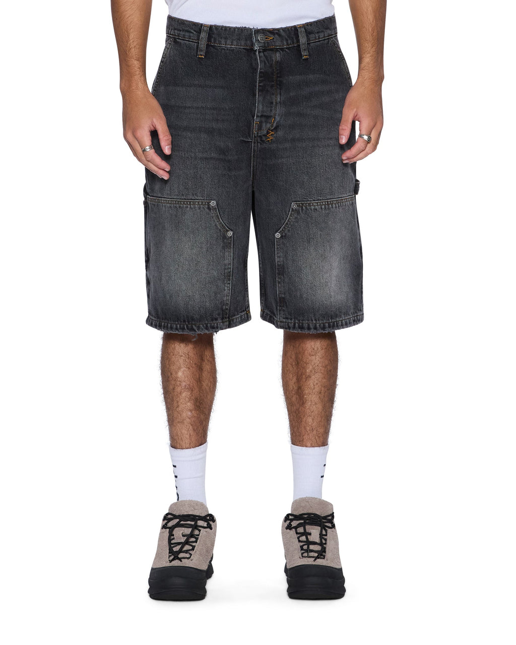 MENS MAXX OPERATOR SHORT VILLAIN GREY WALKSHORTS