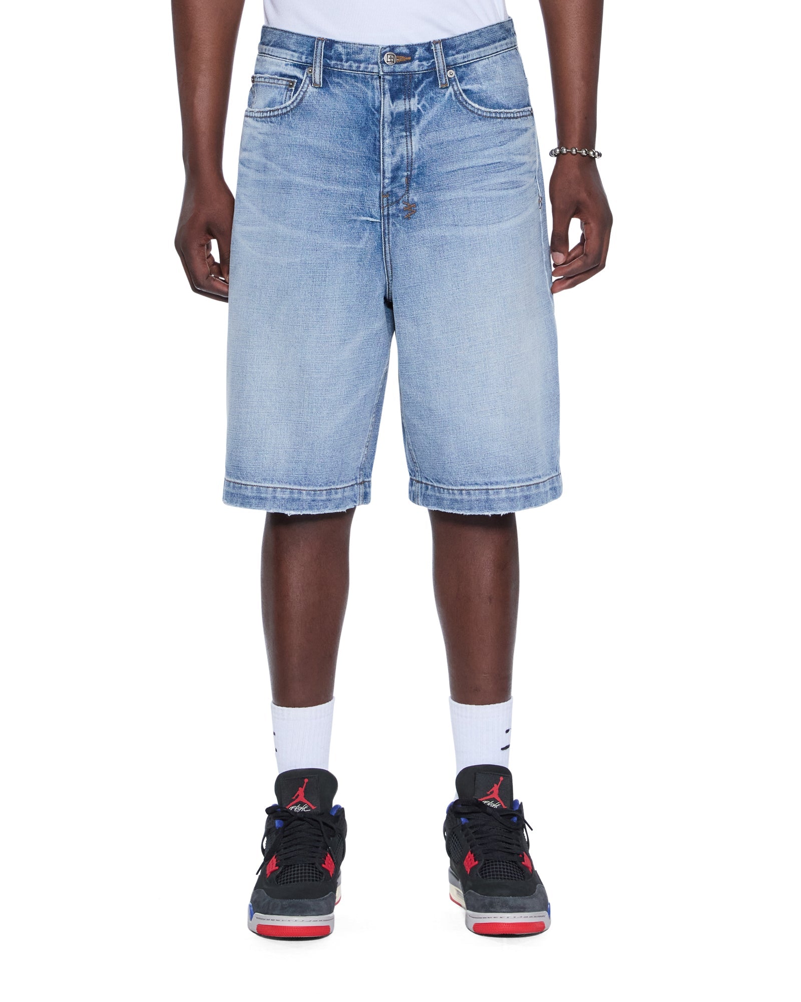 MENS  MAXX SHORT DAKOTA BLUE OVERSIZED WALKSHORTS