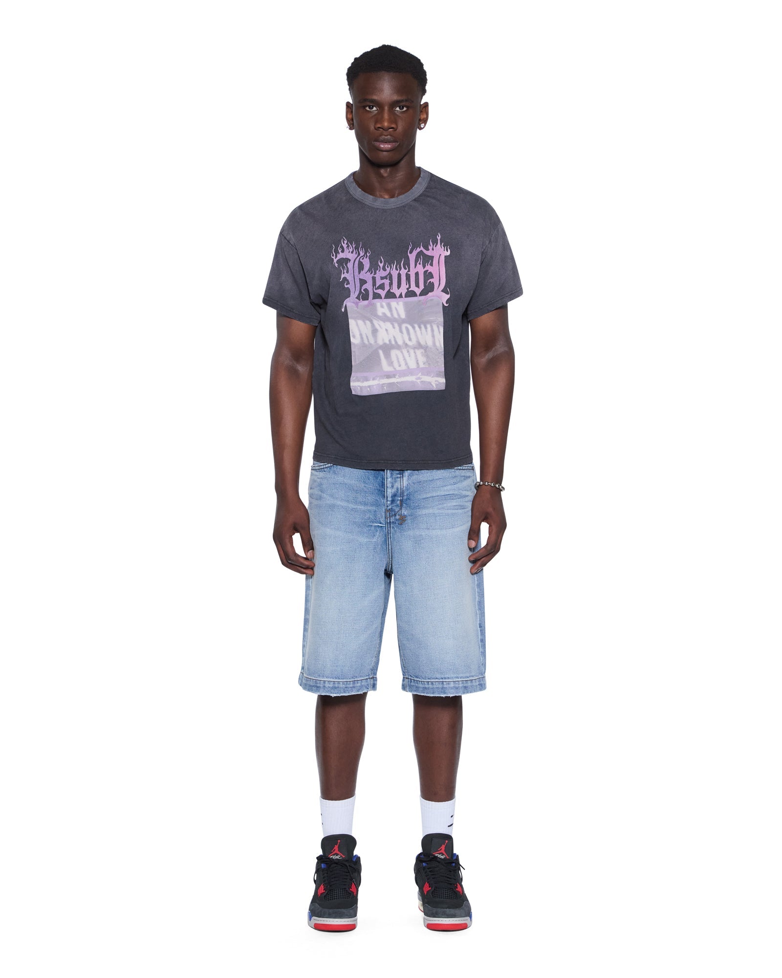 MENS  MAXX SHORT DAKOTA BLUE OVERSIZED WALKSHORTS