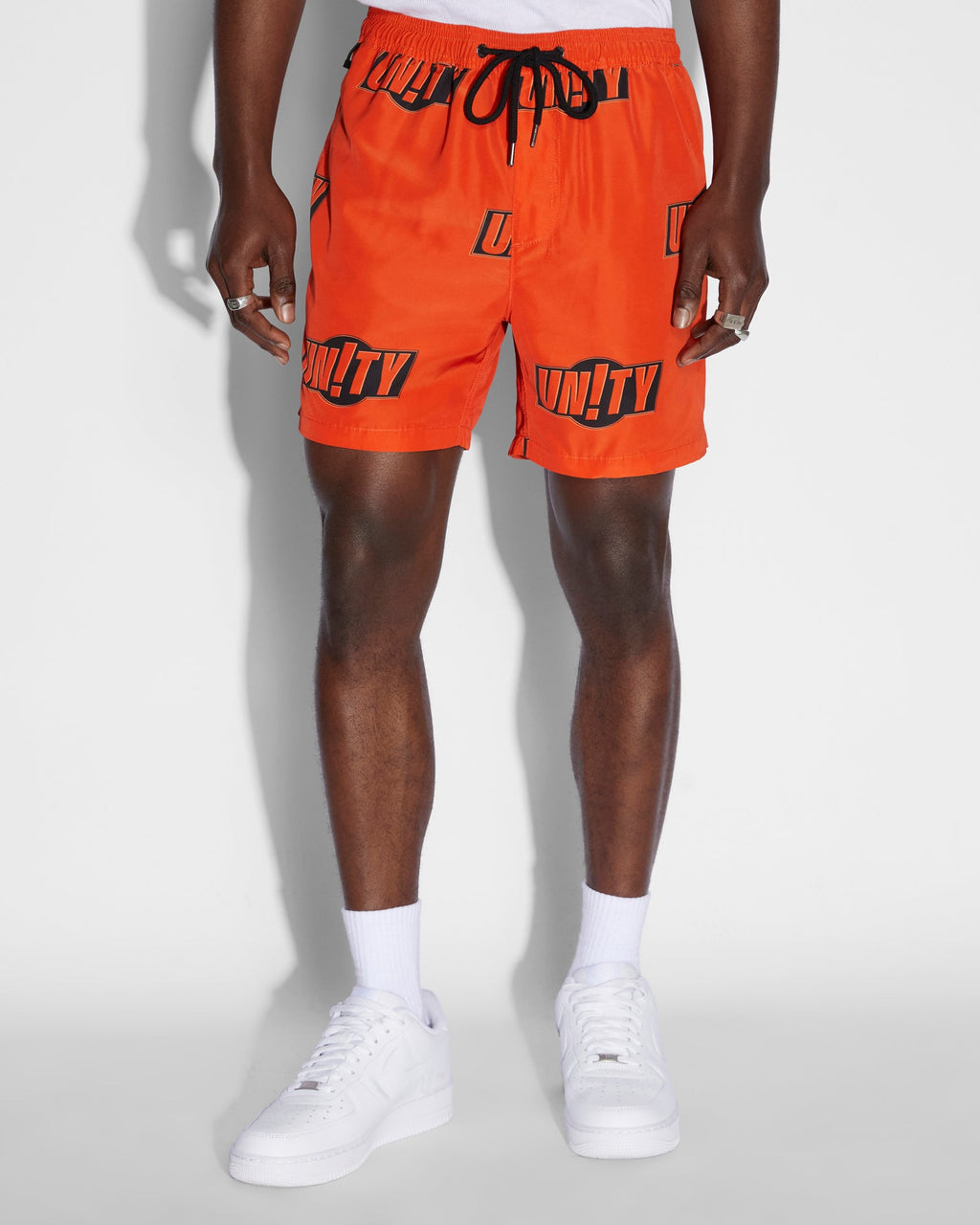 MENS UNITY SIGN BURNER BOARDSHORT ORANGE WALKSHORTS