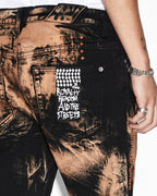 Mens Chopper Short Hellfire Slim Walkshorts - Black