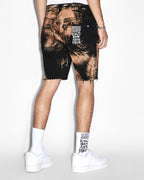 Mens Chopper Short Hellfire Slim Walkshorts - Black