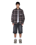 MENS VULTURE FLANNEL LS SHIRT PLUM SHIRTS