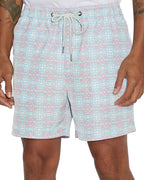 Mens Plus Boardshort Paradise Regular Walkshorts - Multi Colour