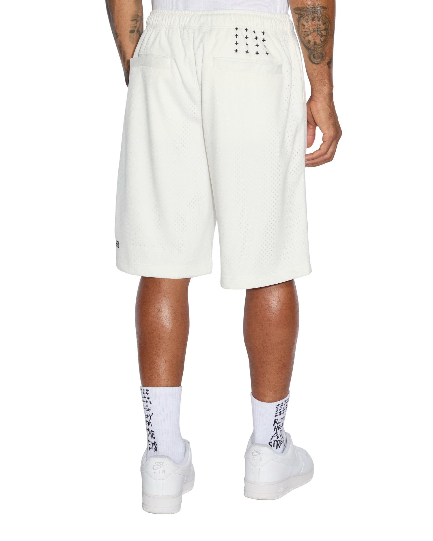 ROLL MESH SHORT WHITE