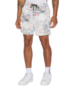 Mens Skrawler Boardshort White Regular Walkshorts - White