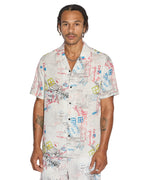 Mens Skrawler Boardshort White Regular Walkshorts - White