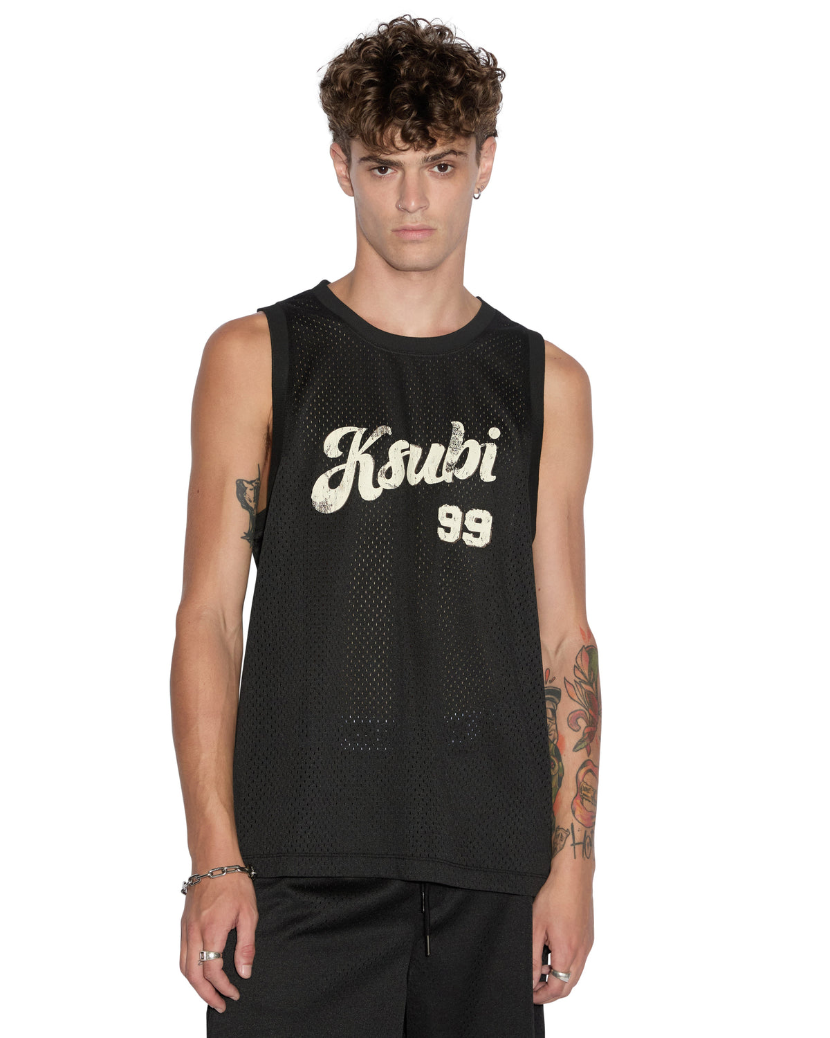 CLUBHOUSE PICK UP SINGLET BLACK