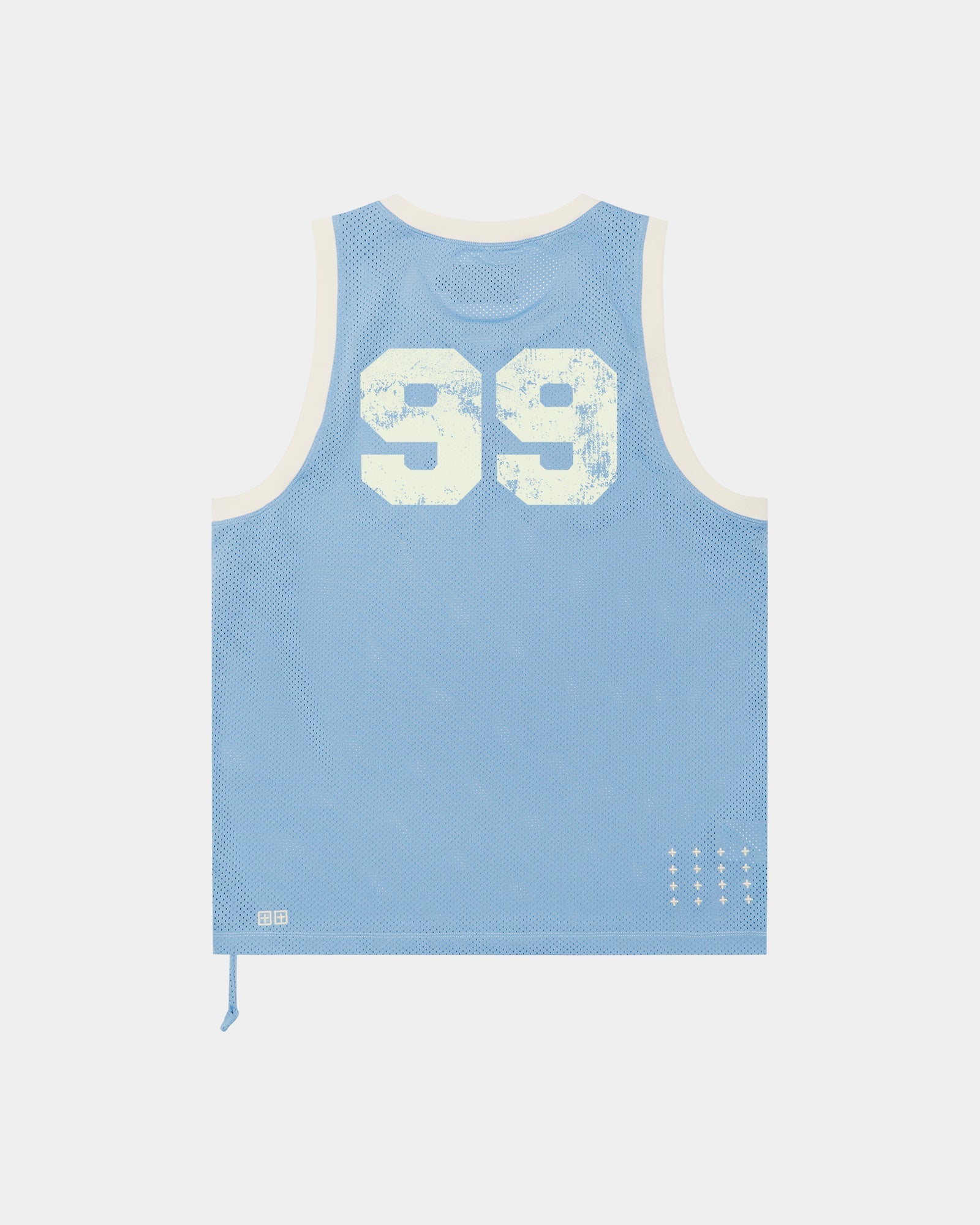 MENS  CLUBHOUSE PICK UP SINGLET BLUE BOXY FASHION TOPS
