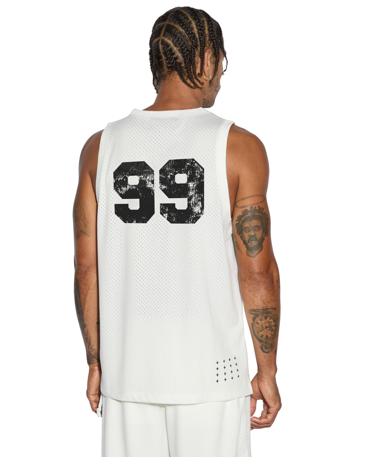 CLUBHOUSE PICK UP SINGLET WHITE