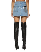 WOMENS LOW RIDER MINI TORN UP SKIRTS