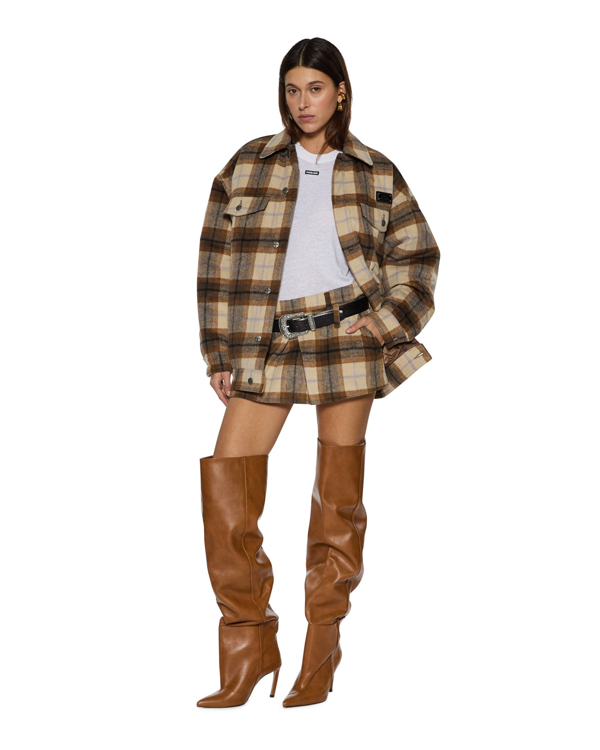 ADDISON SKIRT PLAID