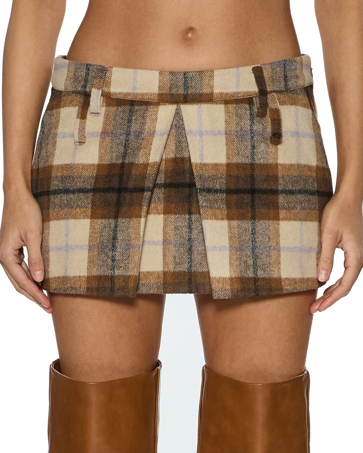 ADDISON SKIRT PLAID