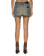 WOMENS MICRO MINI SKIRT FLIP DUNE SKIRTS