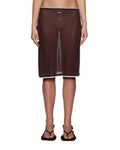 SOTT LAYERED MIDI SKIRT CAMEL