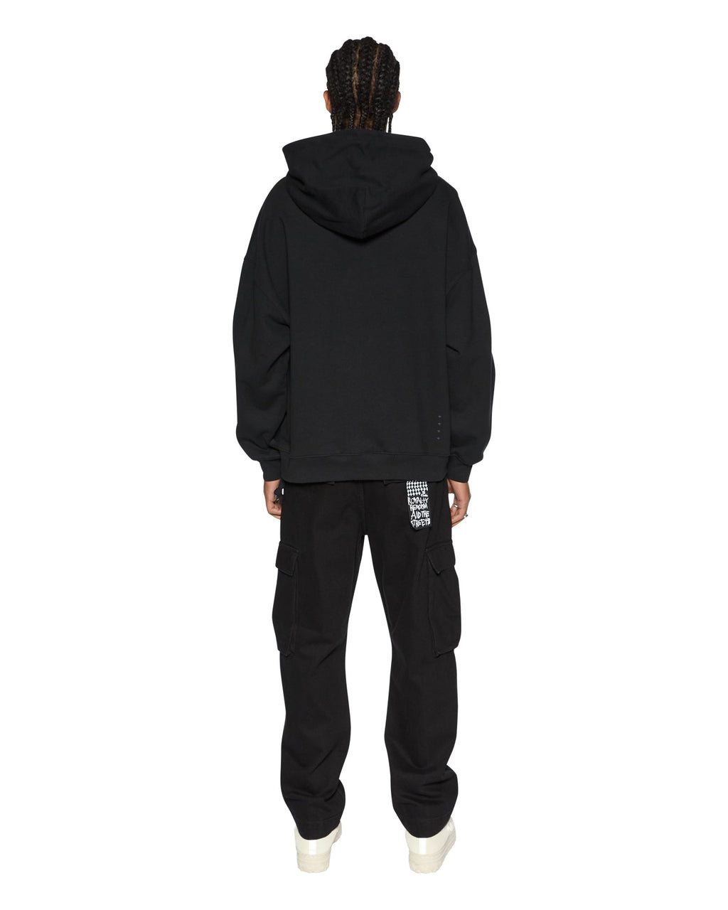 MENS SOTT EKCESS HOODIE JET BLACK FLEECE