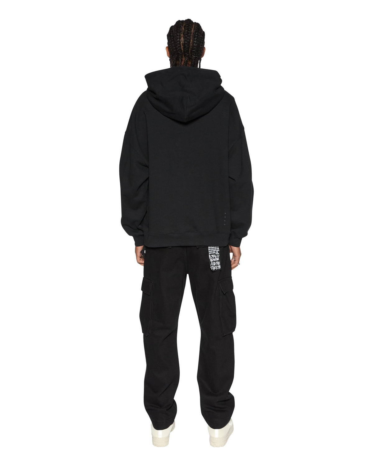 MENS SOTT EKCESS HOODIE JET BLACK FLEECE