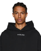 MENS SOTT EKCESS HOODIE JET BLACK FLEECE