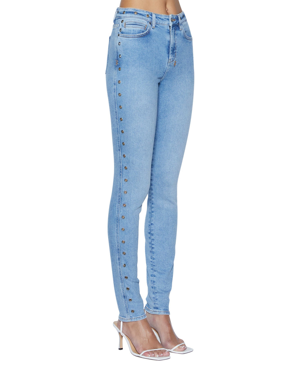 Womens Spray On Xtra Chroma Skinny Denim Jeans - Denim