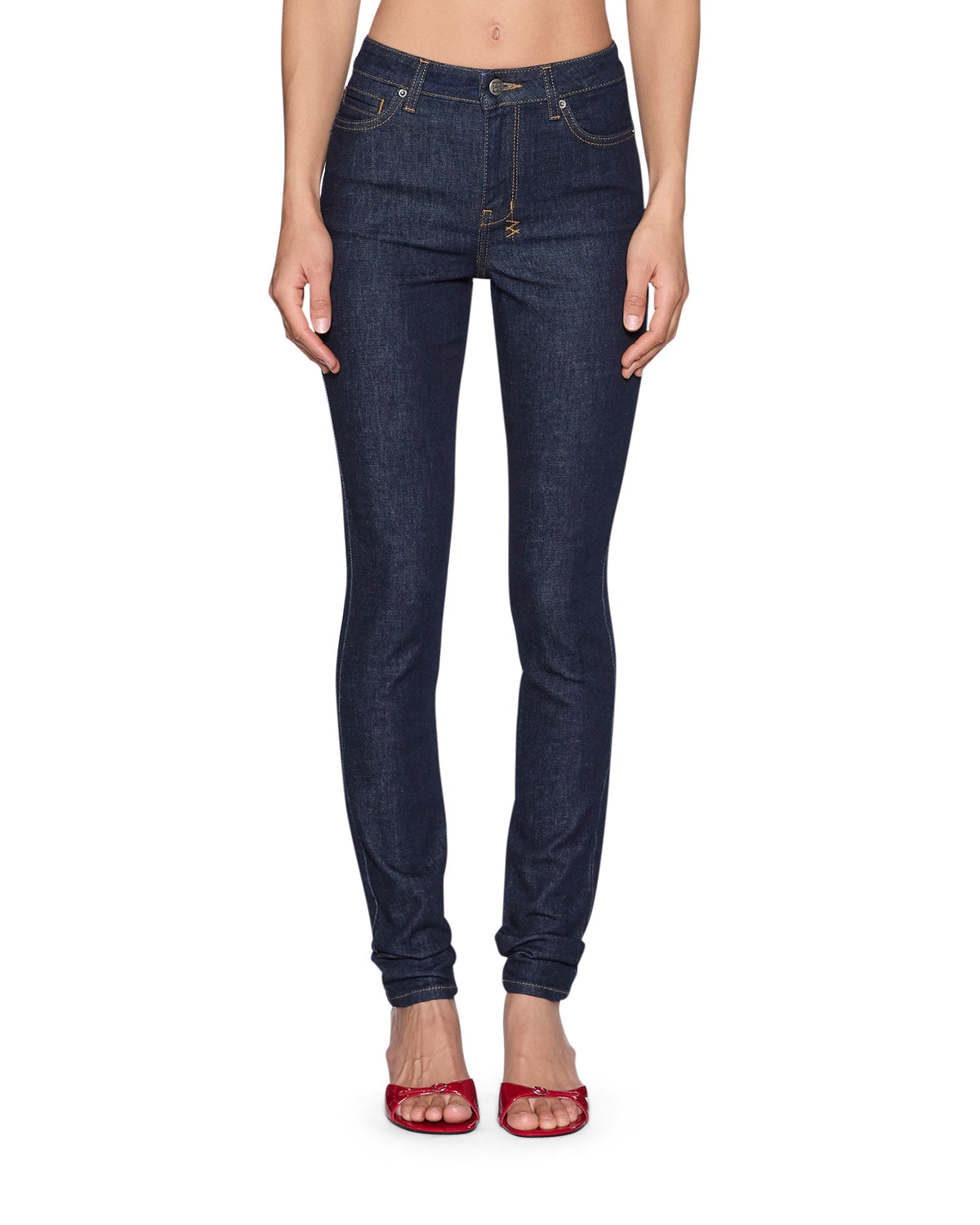 Womens Spray On Xtra Mystic Rinse Denim Jeans - Denim
