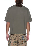 Mens State Halen Ss Tee Militant Baggy Tees - Green