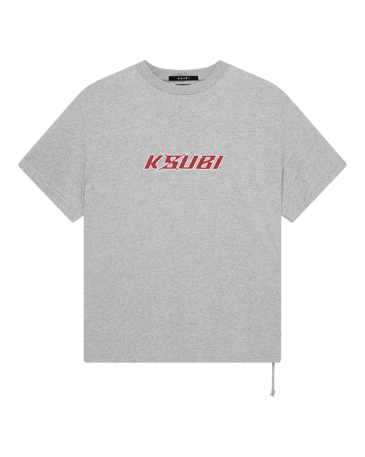 Mens Stinger Biggie Ss Tee Grey Marle Oversized Tees - Grey