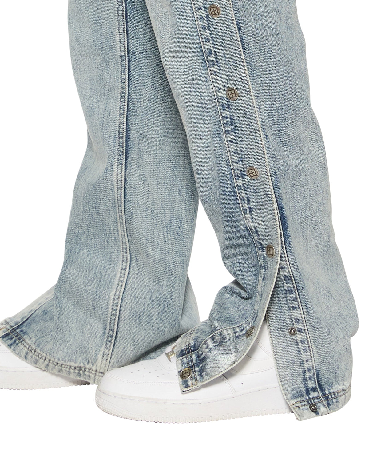 Mens Striker Snap Off Pant Lithium Relaxed Pants - Denim