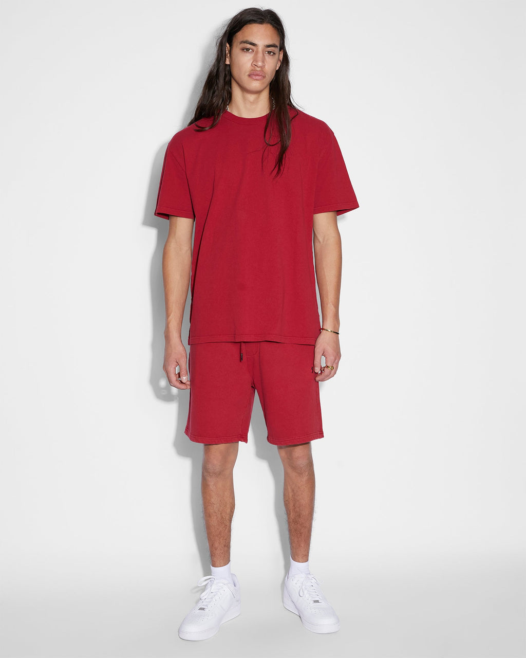Mens 4x4 Trak Short Crims Relaxed Walkshorts - Red