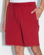 Mens 4x4 Trak Short Crims Relaxed Walkshorts - Red