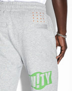 Mens Collective Lofi Trak Grey Marle Relaxed Pants - Grey