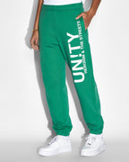 Womens Unity Zip Trax Green Relaxed Pants - Green
