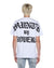 MENS  HAUNTED BIGGIE SS TEE WHITE OVERSIZED TEES