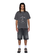 MENS THORNED EKCESS SS TEE CHARCOAL TEES