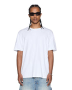 MENS 4X4 BIGGIE SS TEE TRU WHITE/BLUE TEES