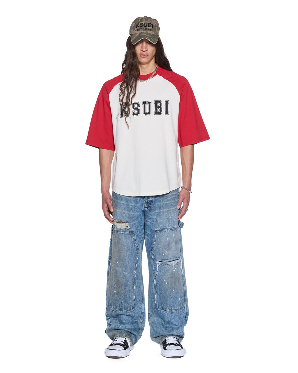 MENS 99 BIGGIE RAGLAN SS TEE RED TEES