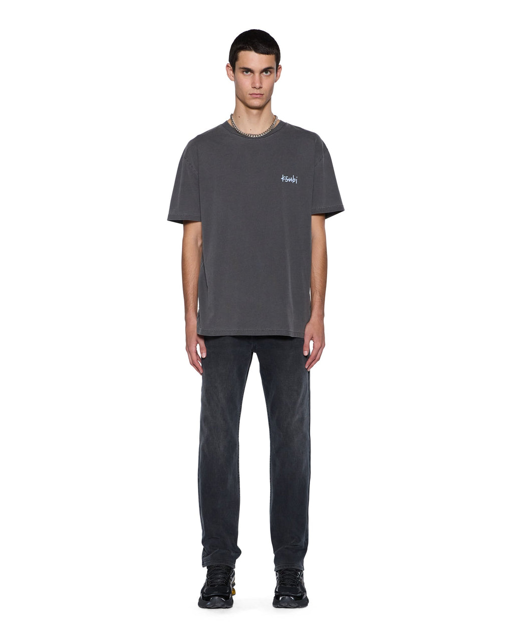 MENS ALL DAY BIGGIE SS TEE CHARCOAL TEES
