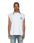KLASSE EKCESS CUT OFF TANK TRU WHITE