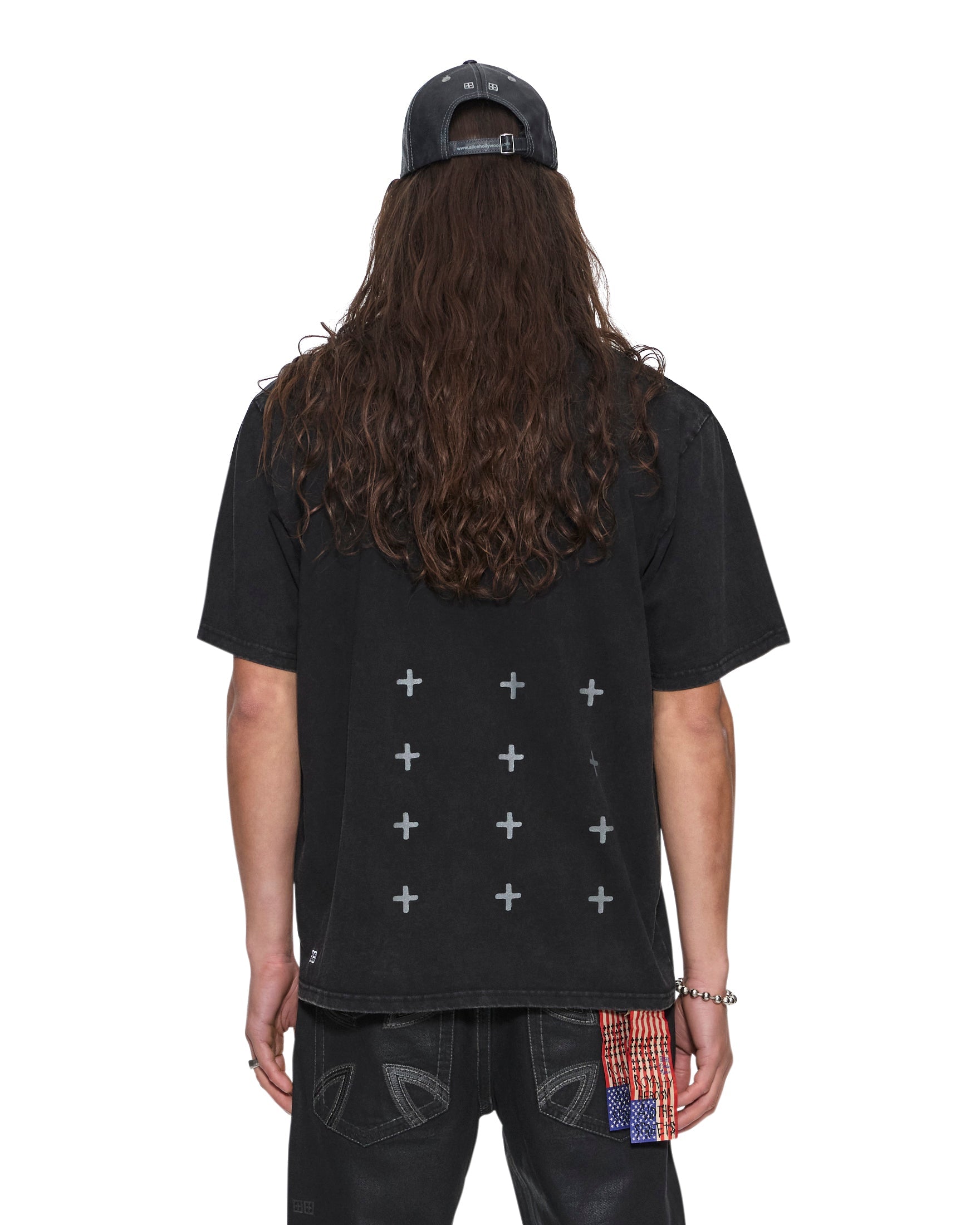 MENS  KSUBI X ALICE HOLLYWOOD GRAPHIC TEE BLACK REGULAR TEES